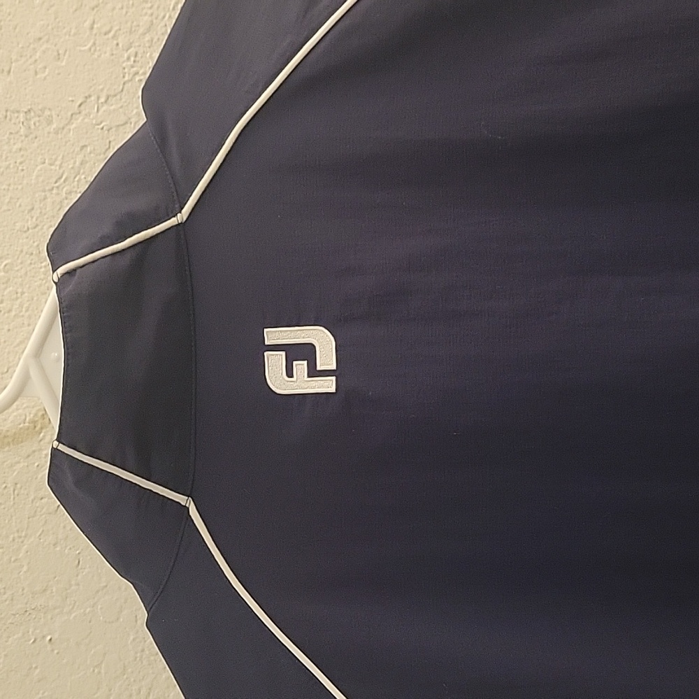 FootJoy 1/4-zip Pullover Jacket - Navy - XL - Picture 13 of 14